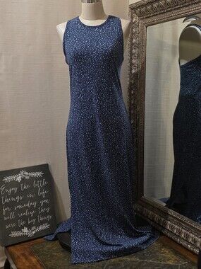 banana republic blue floral maxi dress Fall floral maxi dress